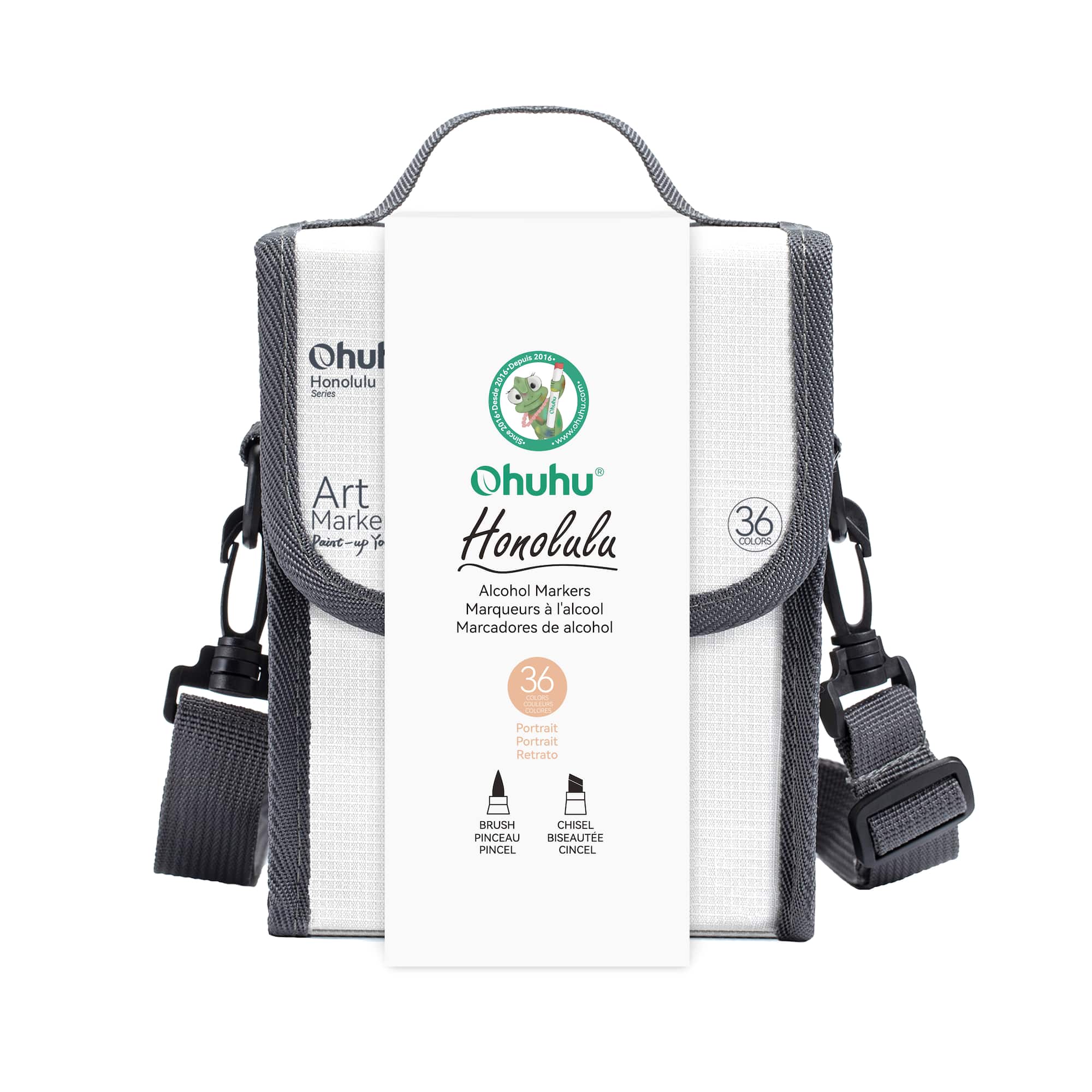 Ohuhu® Honolulu 36 Color Portrait Alcohol Markers